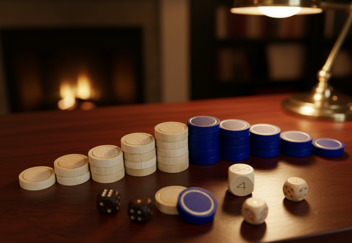 Dames – Jeu en bois 23 mm, avec accents dorés