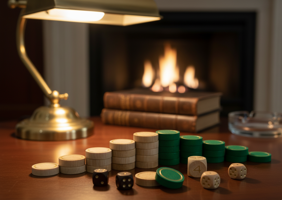 Dames – Jeu en bois 23 mm, avec accents dorés