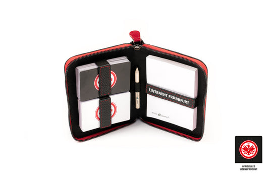 Eintracht Frankfurt x MELIA leather playing card case from the Playing Card Collaborations collection