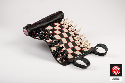 Official Eintracht Frankfurt x MELIA Games magnetic leather chess set