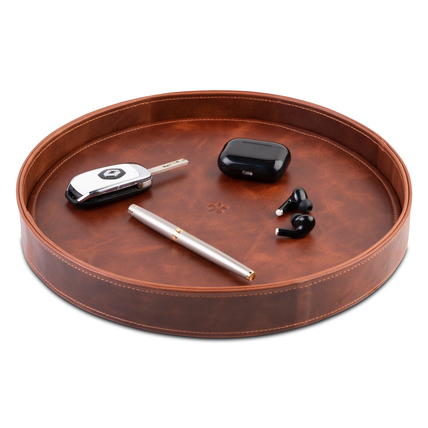 Plateau de Rangement en Cuir - Plateau à Dés / Vide-Poche / Organiseur
