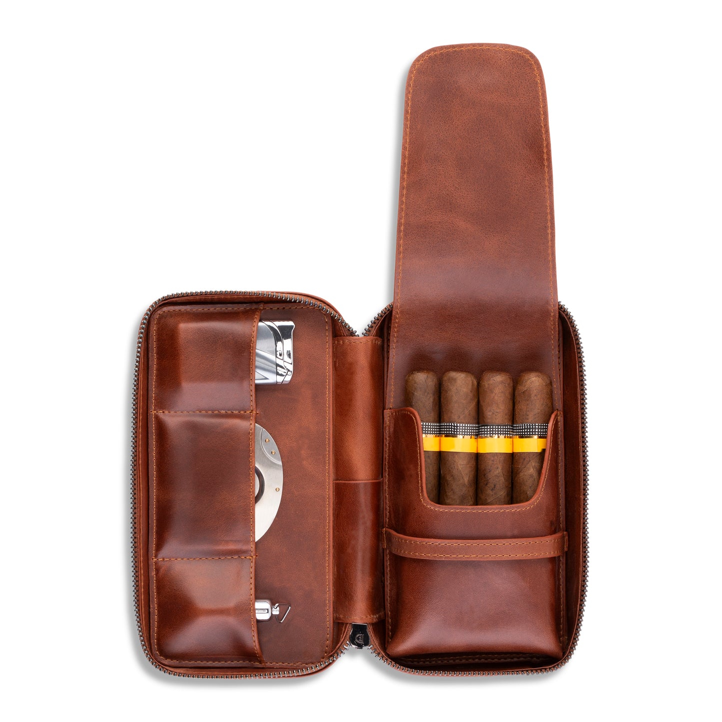 Cigar Case Small - Classic Brown