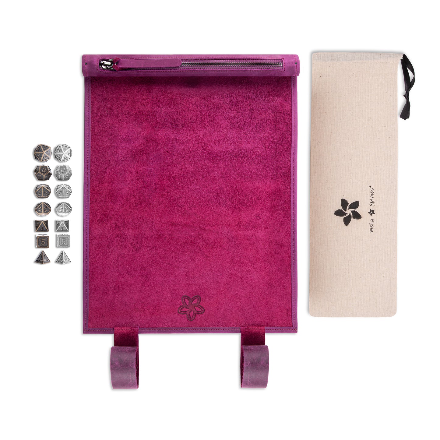RPG-Matte – Würfelmatte zum Aufrollen – Violett