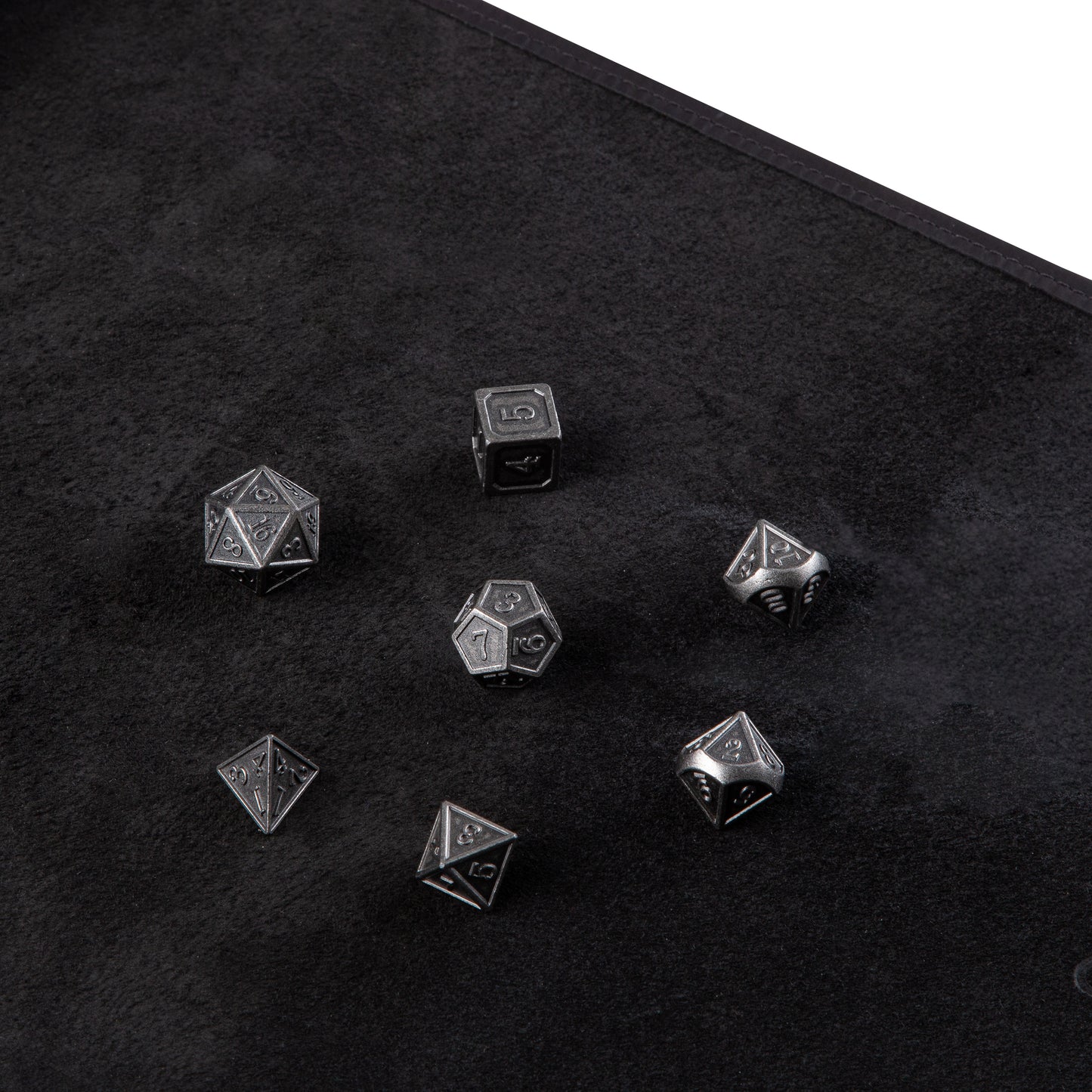 RPG Mat - Roll Up Dice Mat - Pure Black