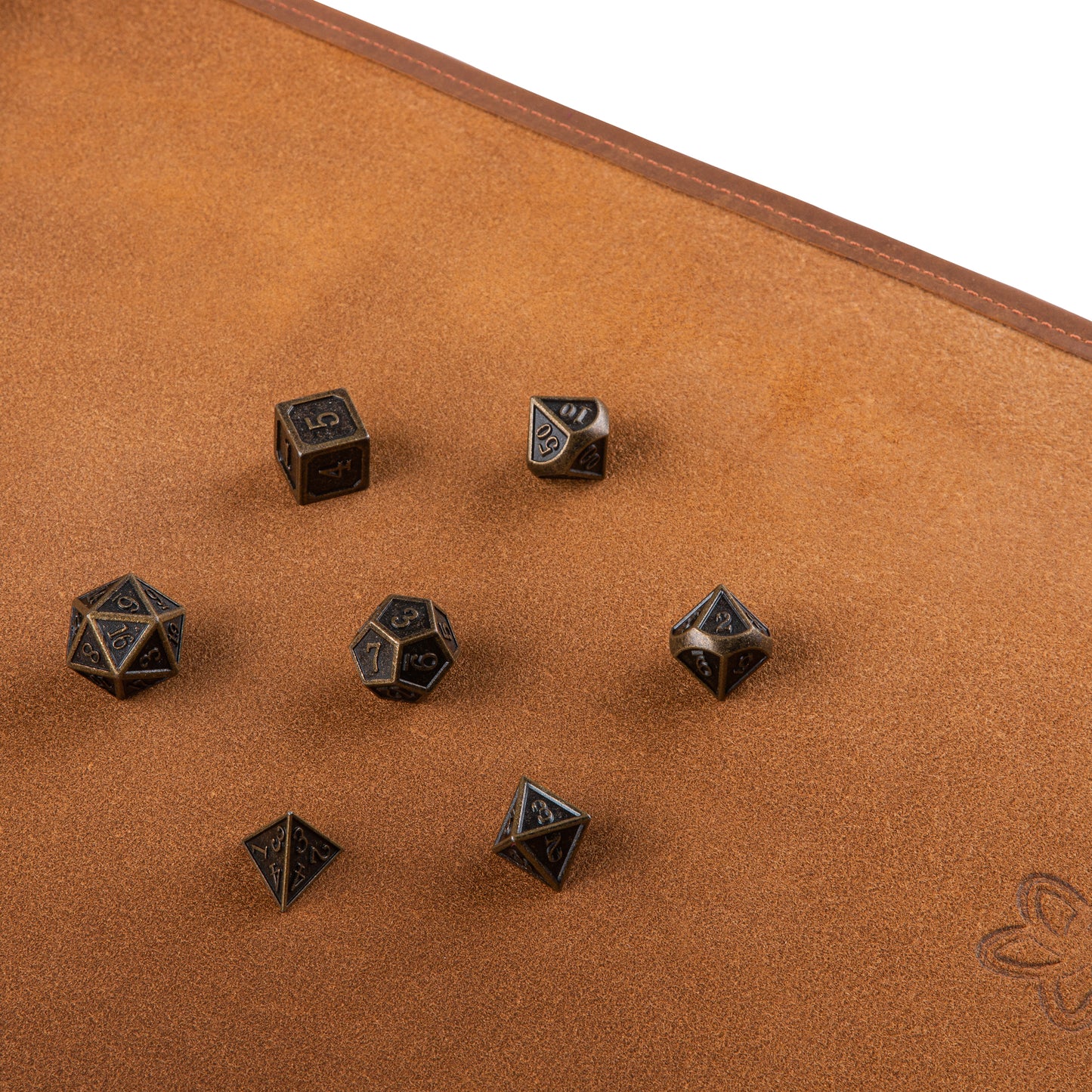 RPG Mat - Roll Up Dice Mat - Classic Brown