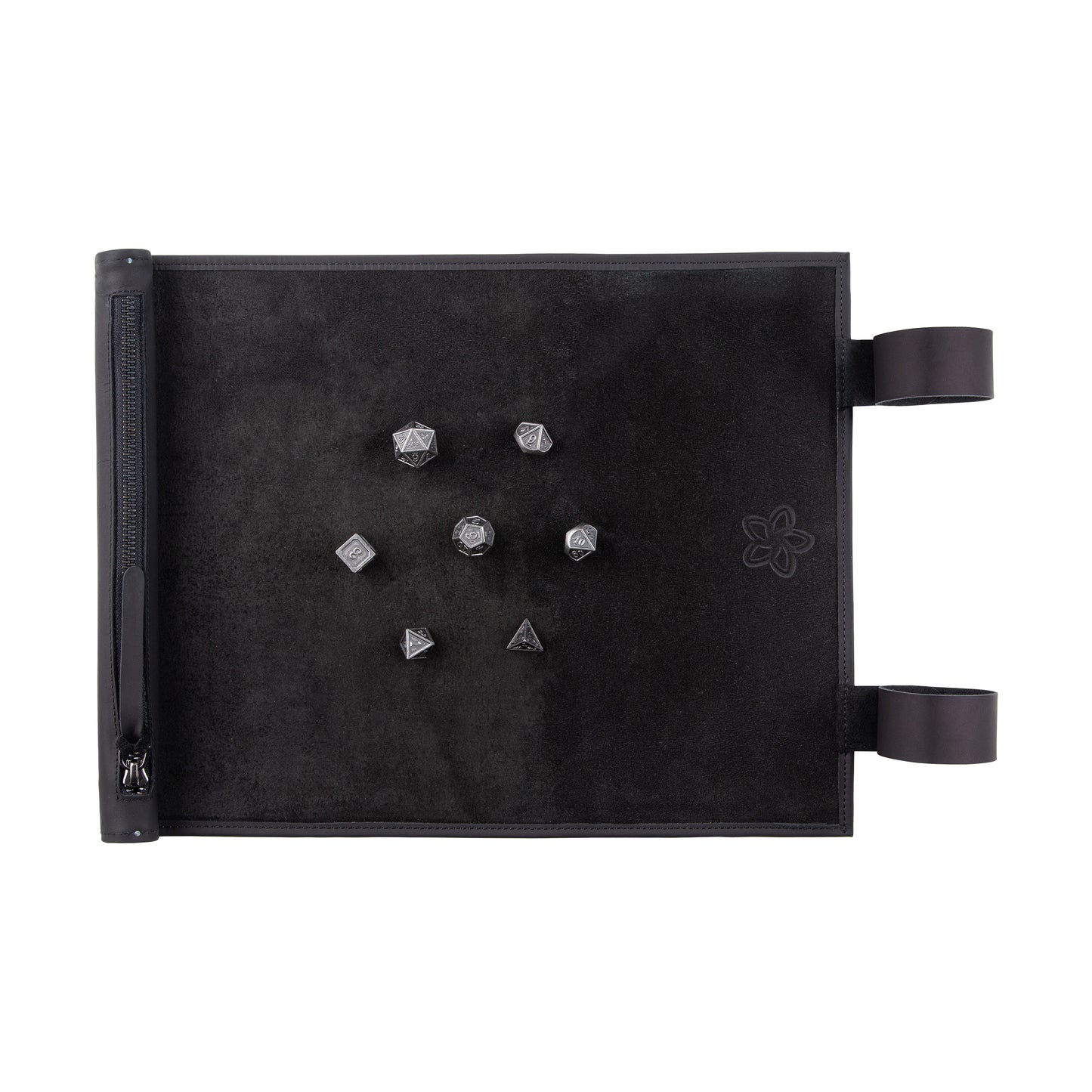 RPG Mat - Roll Up Dice Mat - Pure Black
