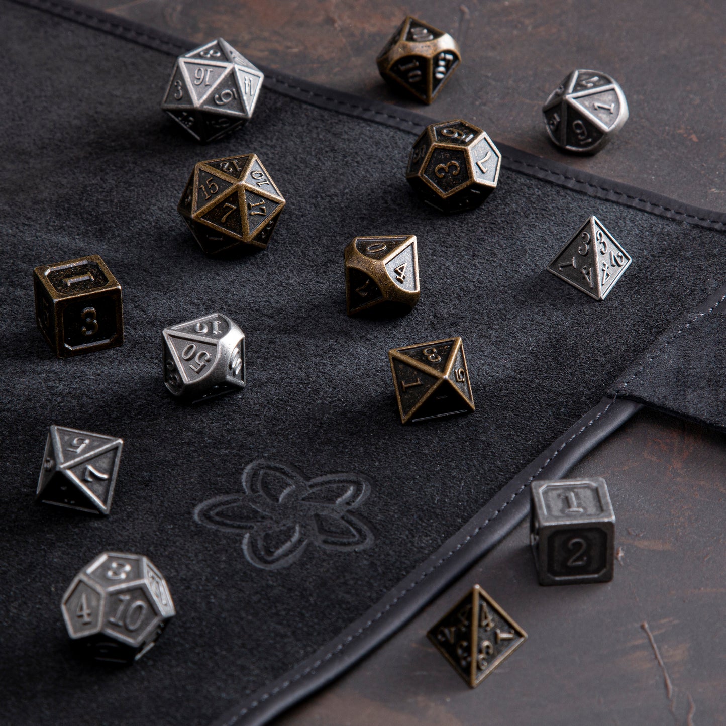 RPG Mat - Roll Up Dice Mat - Pure Black