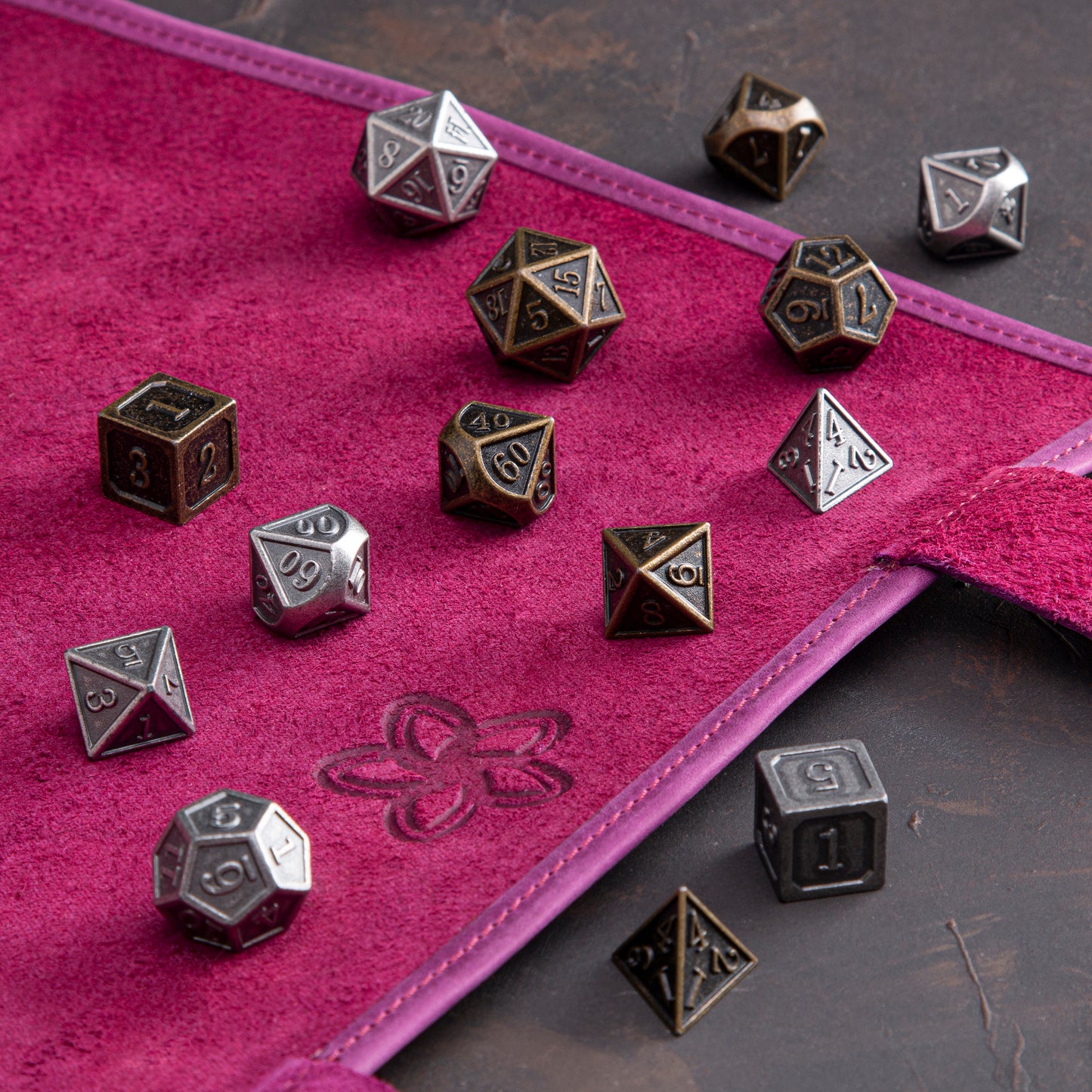 RPG-Matte – Würfelmatte zum Aufrollen – Violett