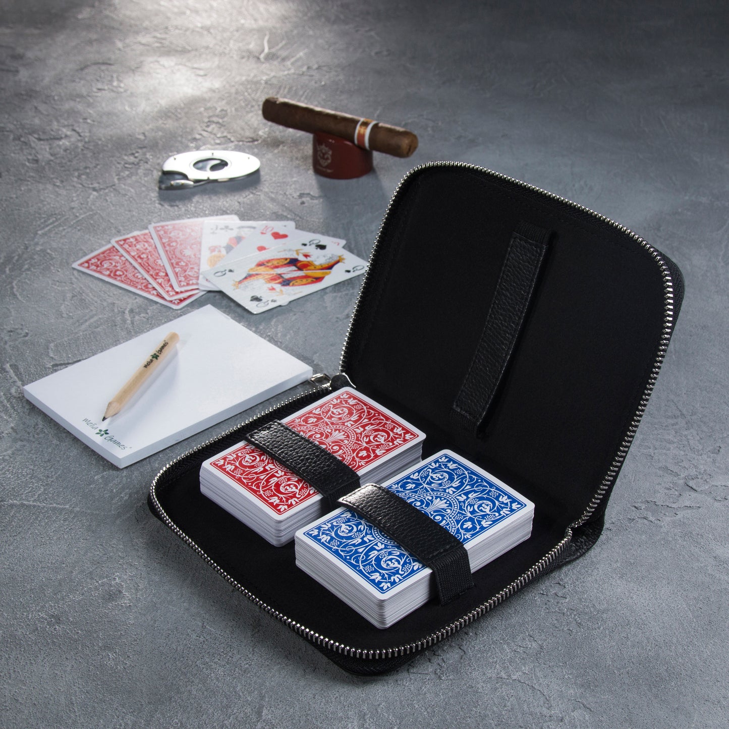 Jeu de cartes de luxe – Entièrement noir
