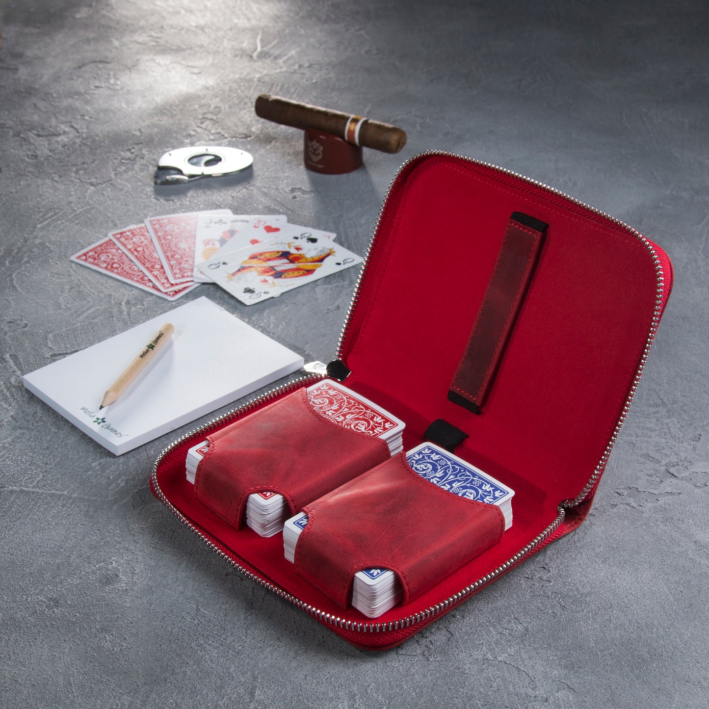 Playing Cards Set Deluxe - Smoky Fire