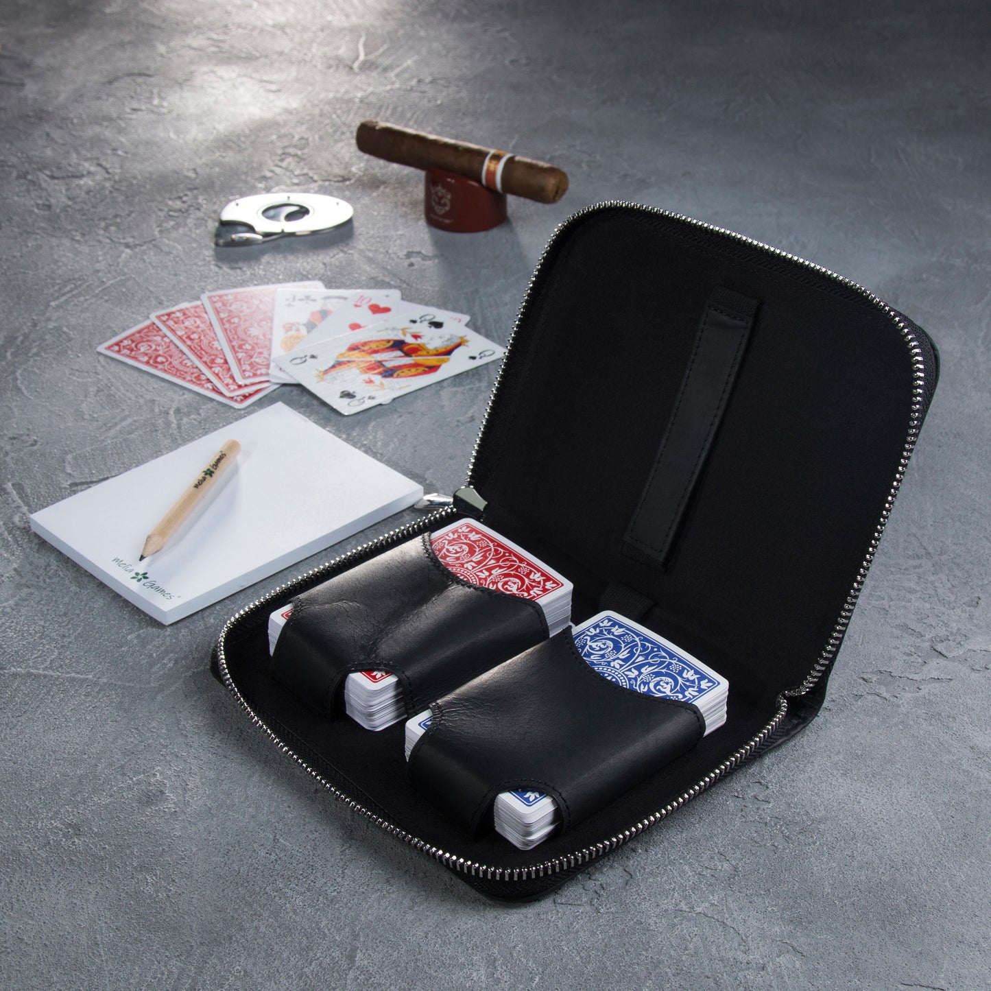 Jeu de cartes de luxe - Noir pur