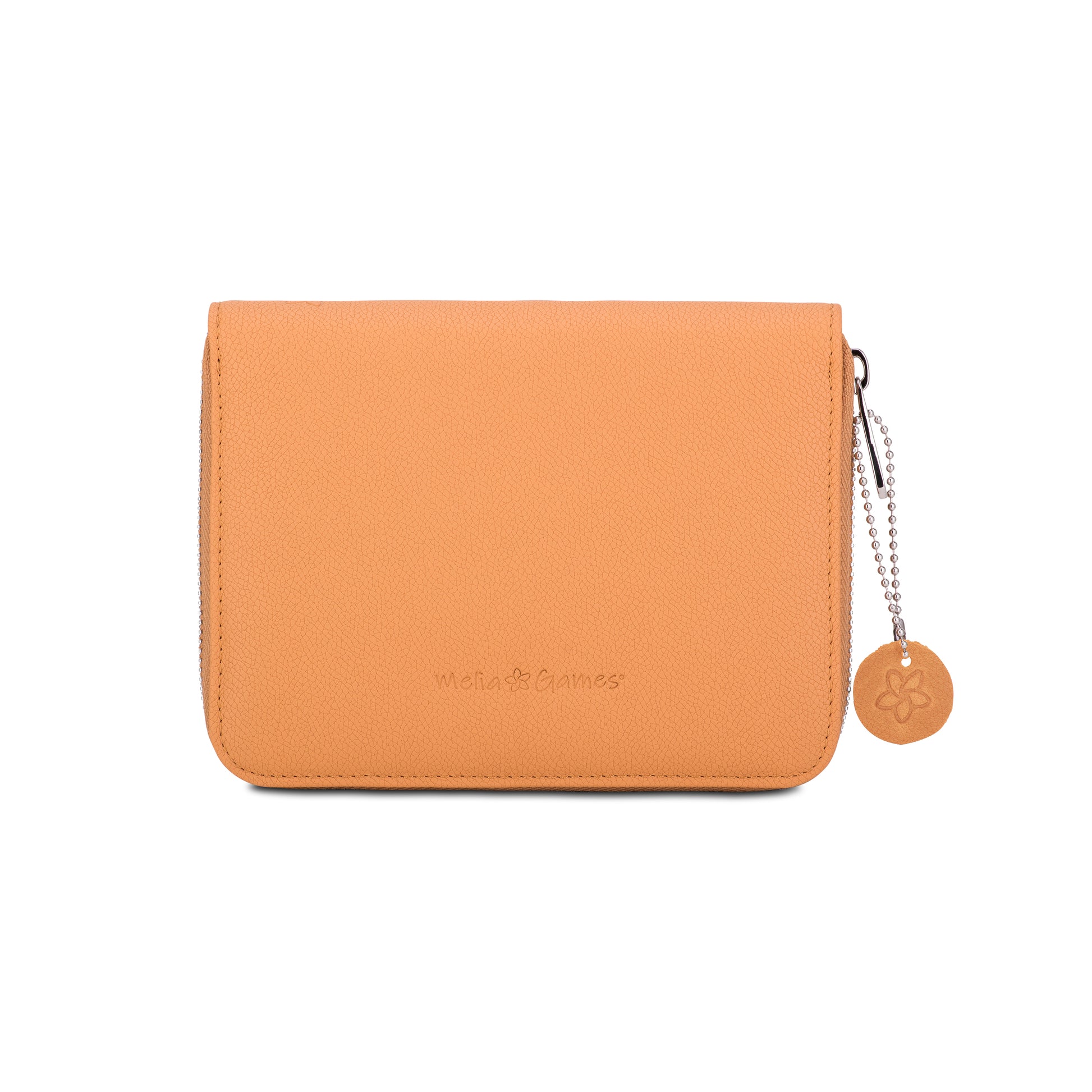 MELIA Playing Cards Deluxe case handcrafted from Mustard full-grain leather