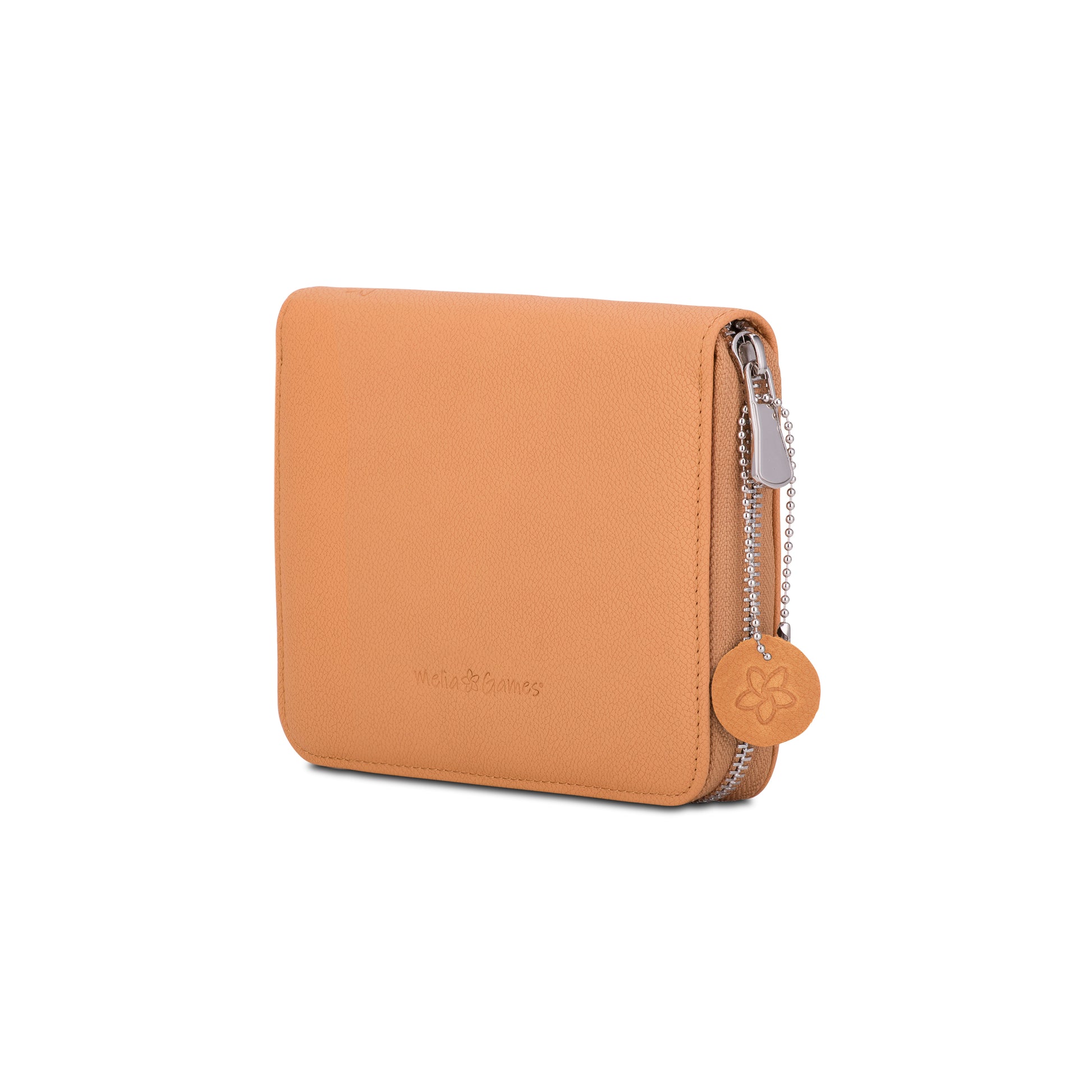 Closed MELIA Playing Cards Deluxe case handcrafted from Mustard leather