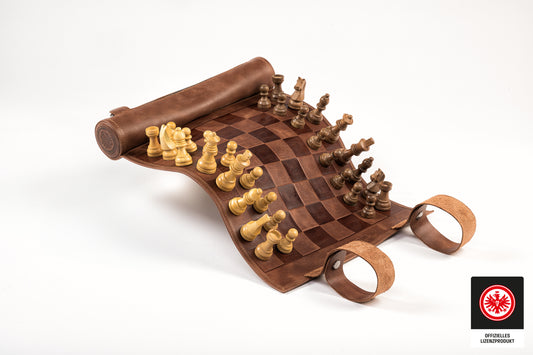 Official Eintracht Frankfurt x MELIA Games magnetic leather chess set