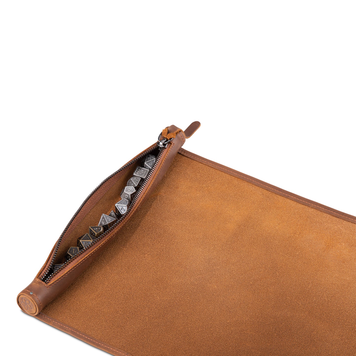RPG Mat - Roll Up Dice Mat - Classic Brown